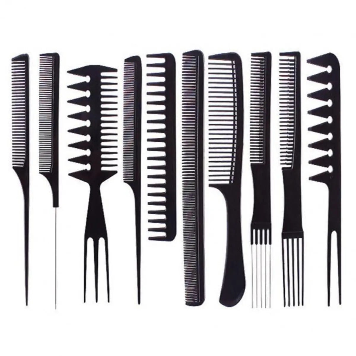 16Pcs Professional Hairdressing Combs Set
