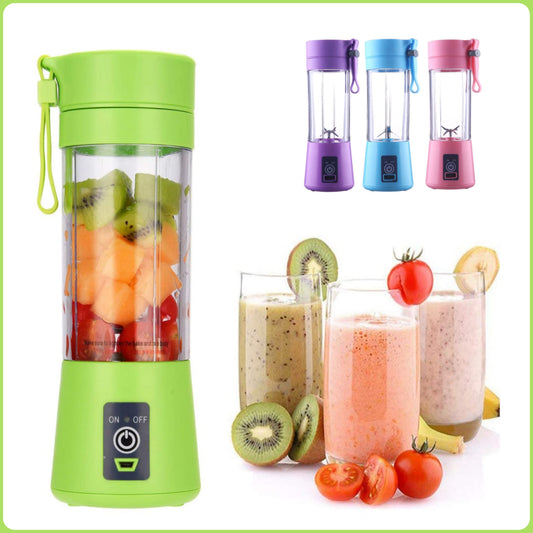 USB Chargeable Juicer Blender 6 Blades 380ml